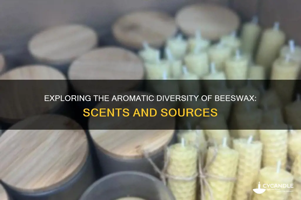 can beeswax have various scents