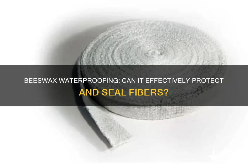 can beeswax waterproof fiber