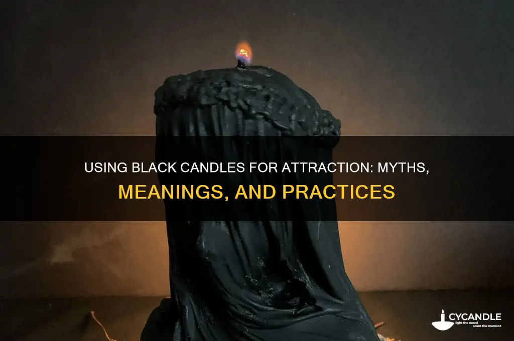 can black candles be used to attract