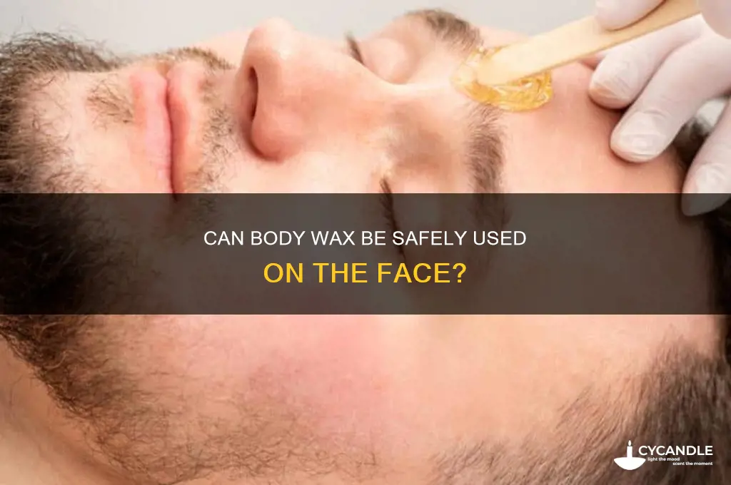 can body wax be used on the face
