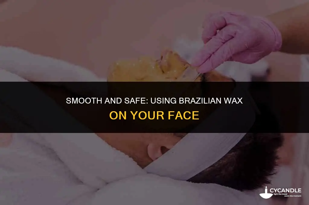 can brazilian wax be used on face