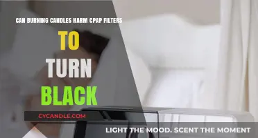 Candle Burning: Does It Cause CPAP Filters to Turn Black?