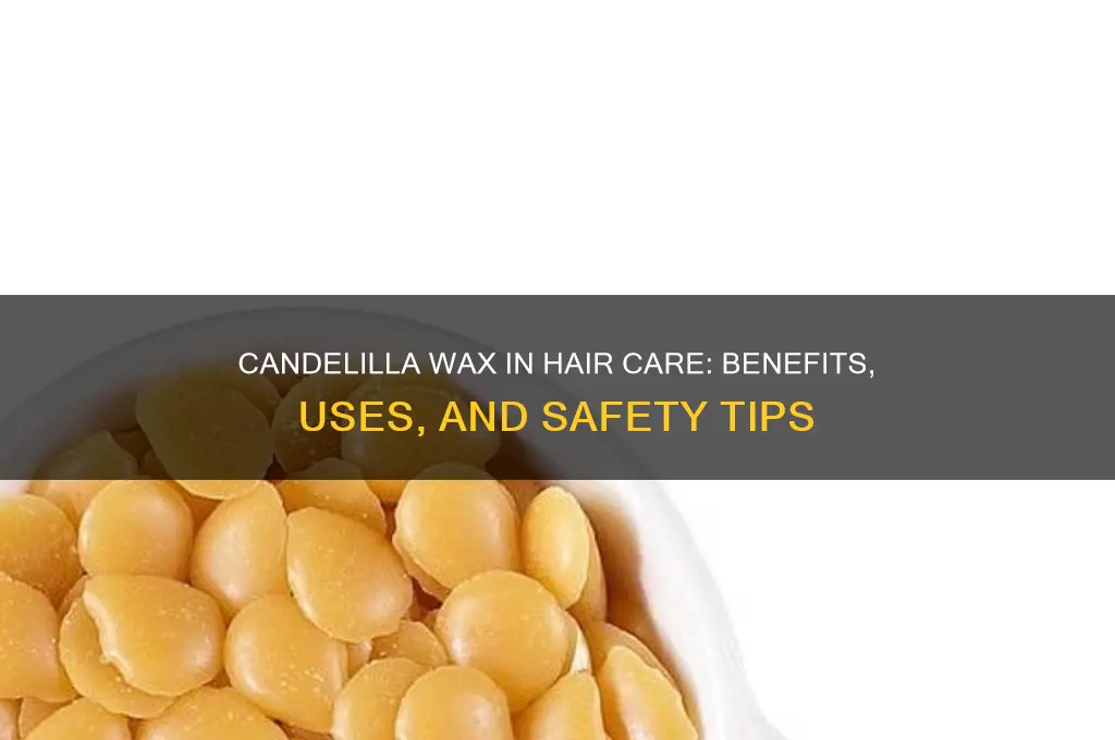 can candelilla wax be used in hair products