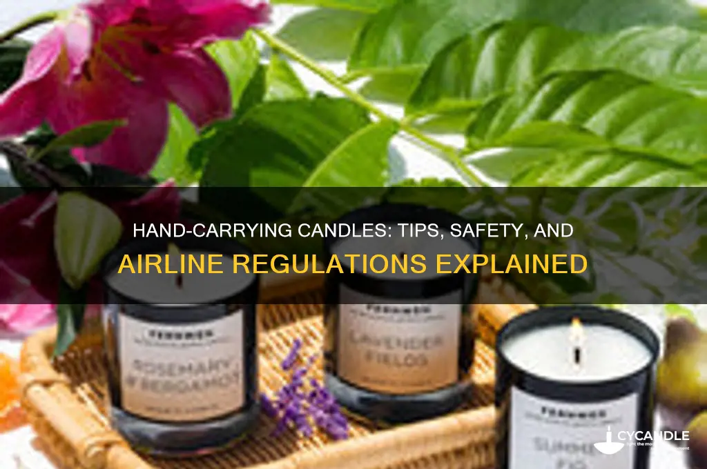 can candle be hand carry