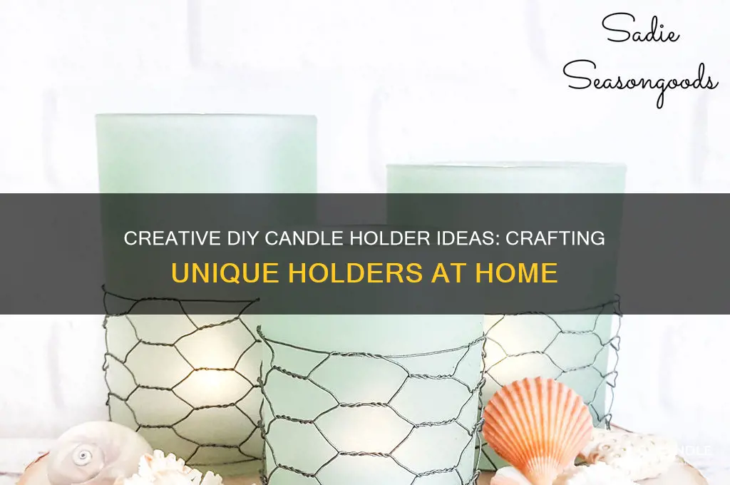 can candle holders diy