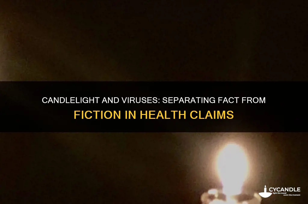 can candle light kill virus