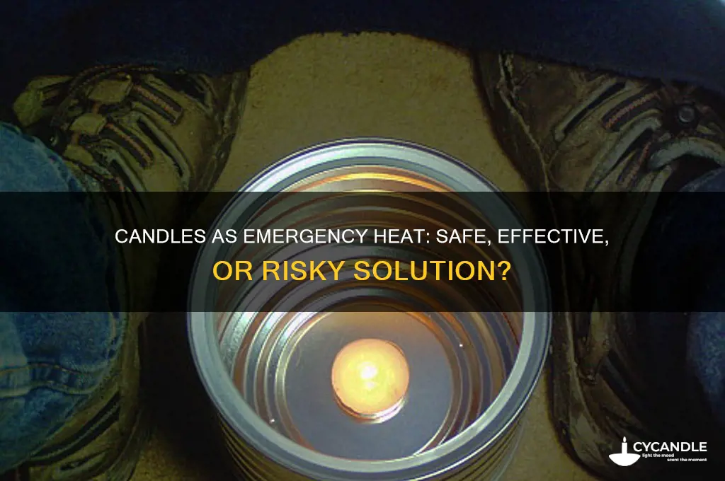 can candle provide emergency heat