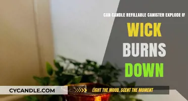 Can Refillable Candle Canisters Explode When the Wick Burns Down?