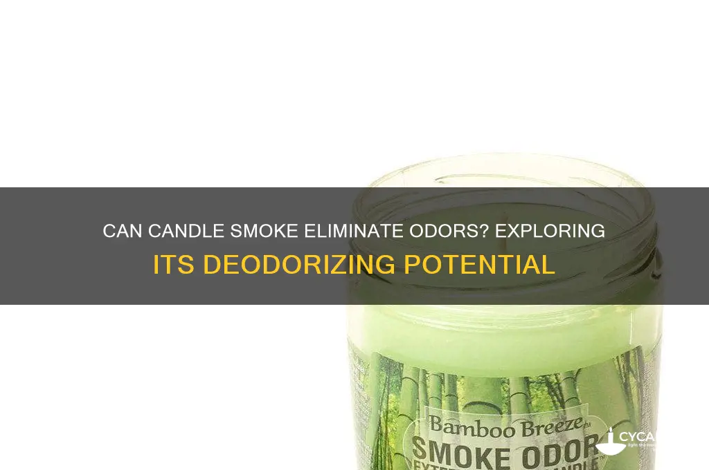 can candle smoke be a deodorizer
