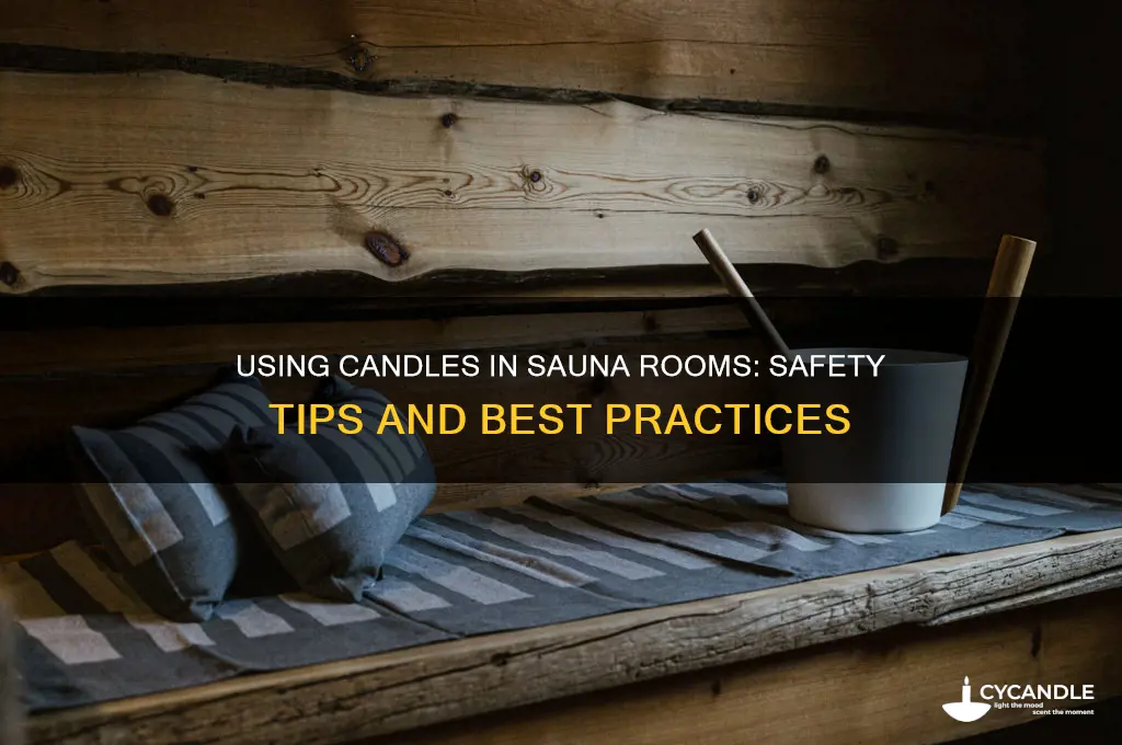 can candle used in sauna room