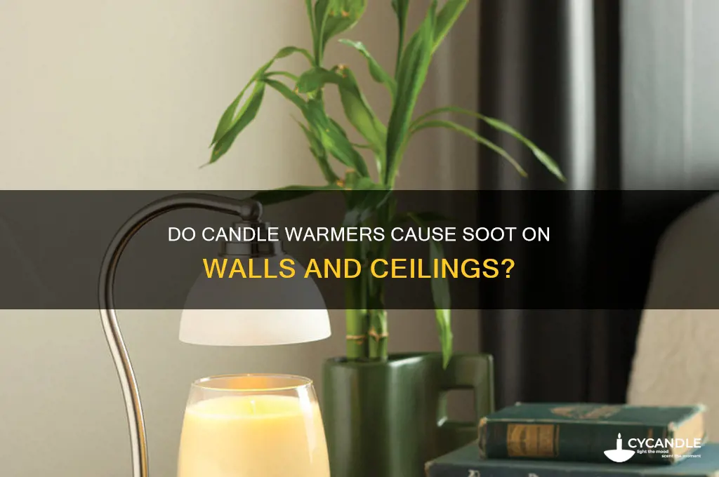 can candle warmers leave soot on walls and ceilings