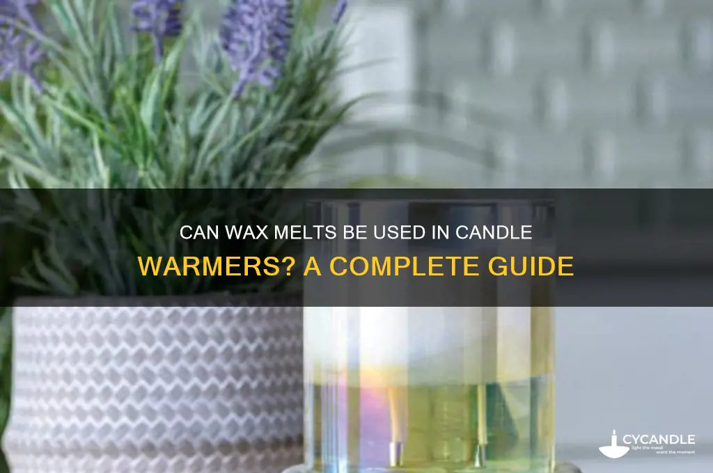 can candle warmers use wax cumbes