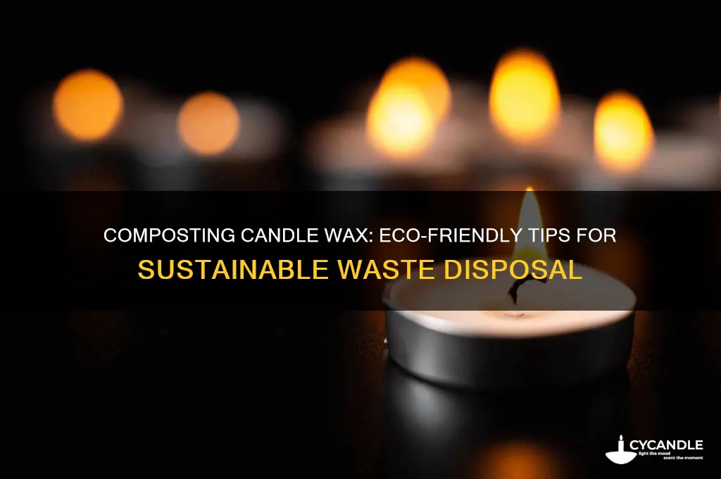 can candle wax be composted