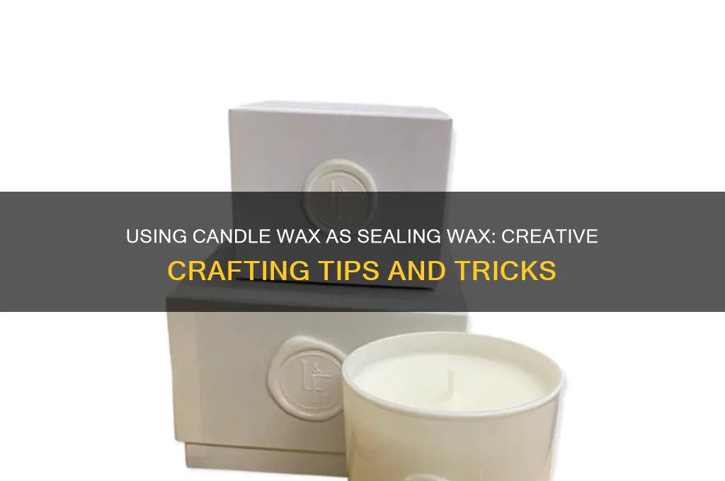 can candle wax be used as sealing wax