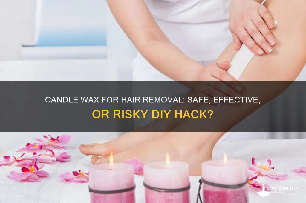 can candle wax be used for hair removal