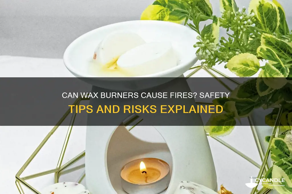 can candle wax burners start fires