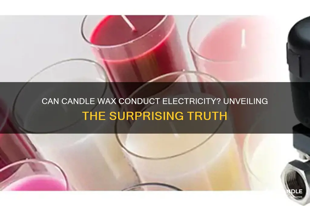 can candle wax conduct electricity