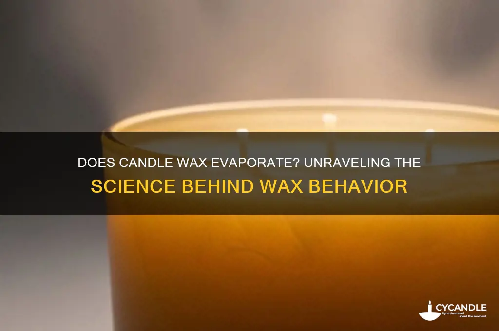 can candle wax evaporate