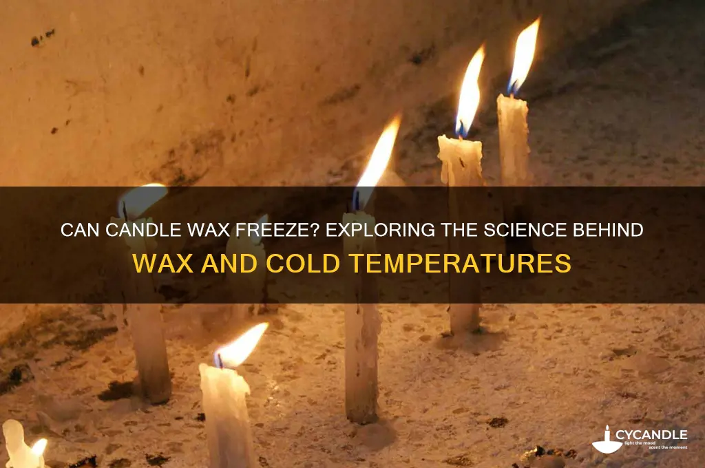 can candle wax freeze