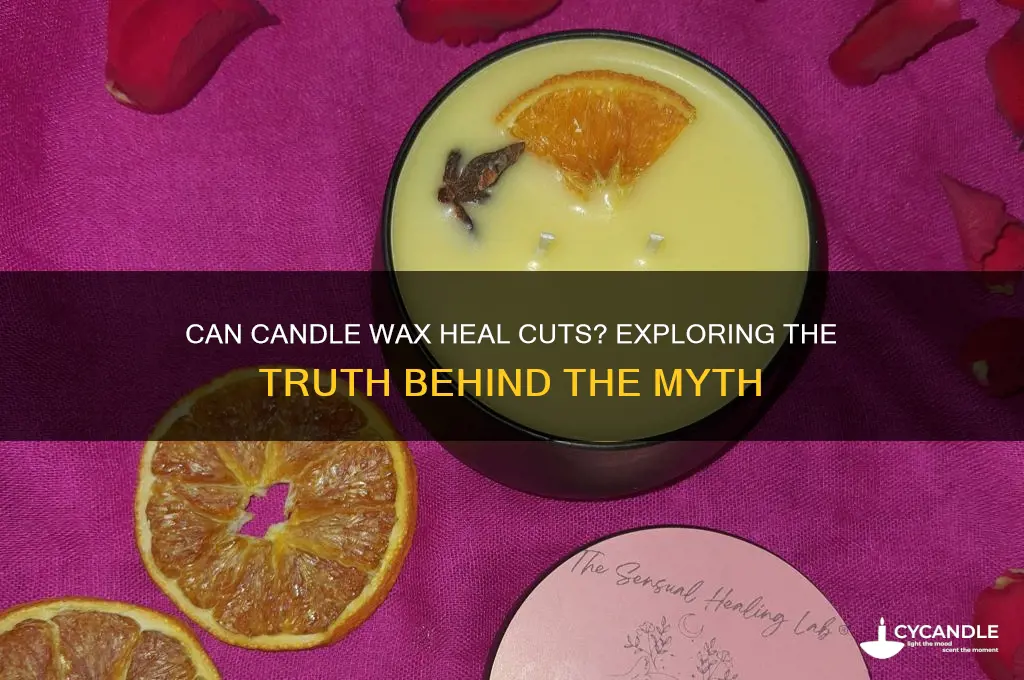 can candle wax heal cuts