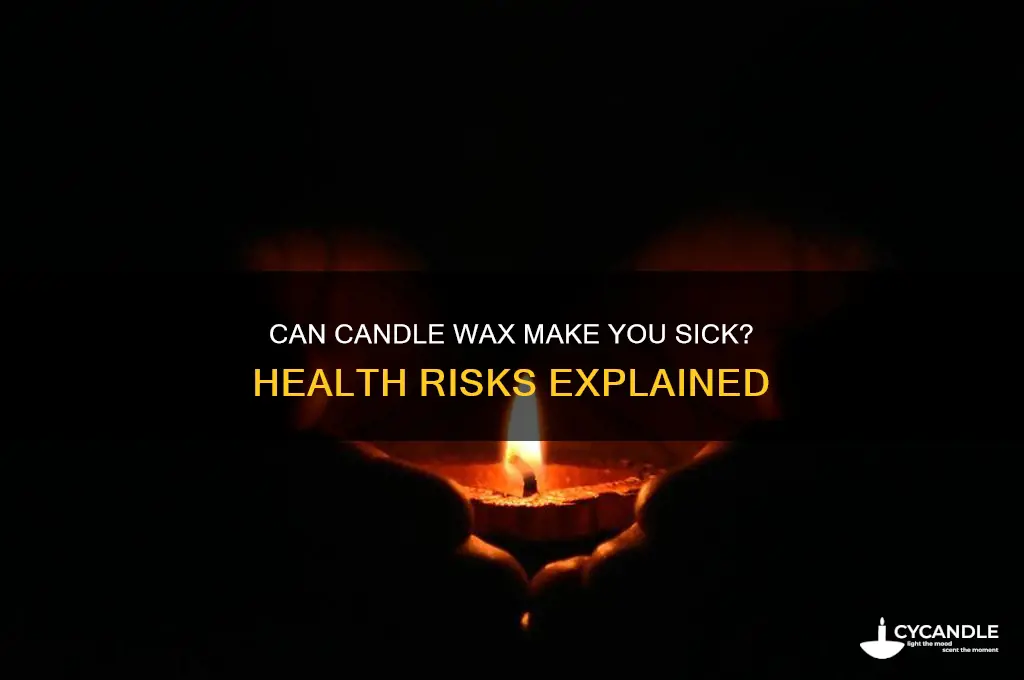 can candle wax make you sick