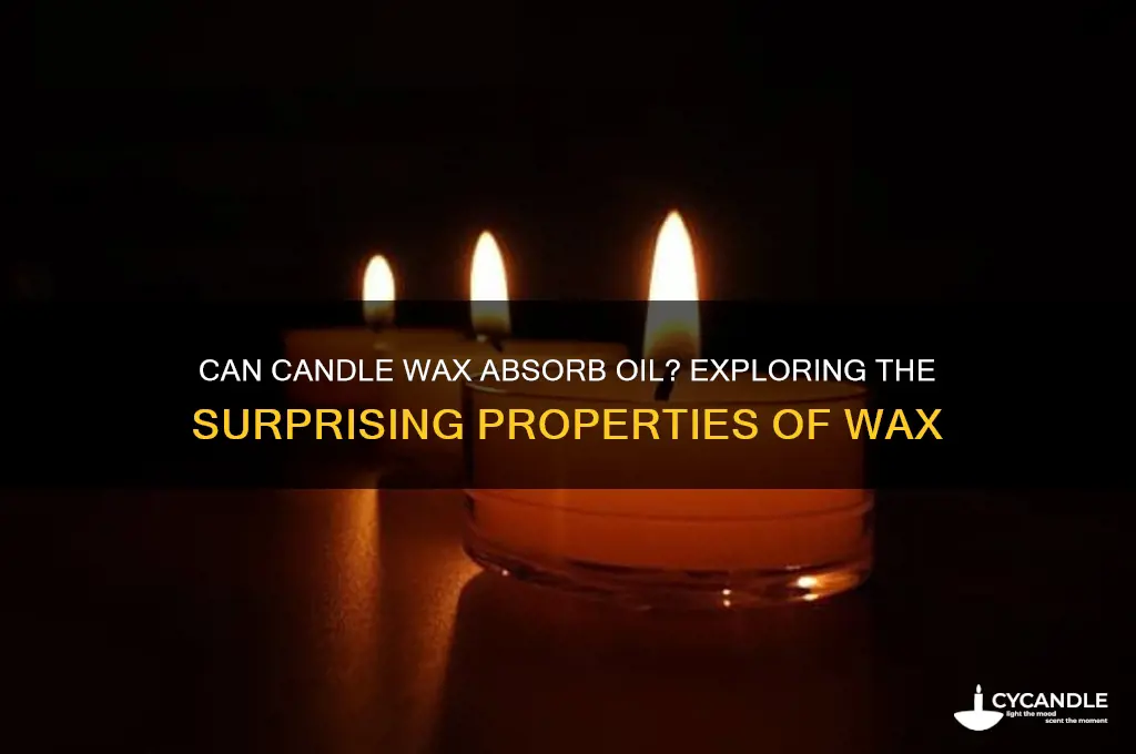 can candle wax pick up oil
