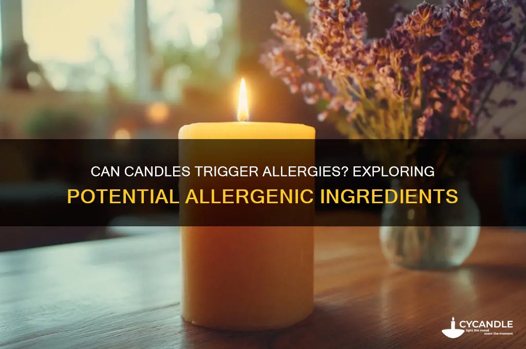 can candles be alergentc