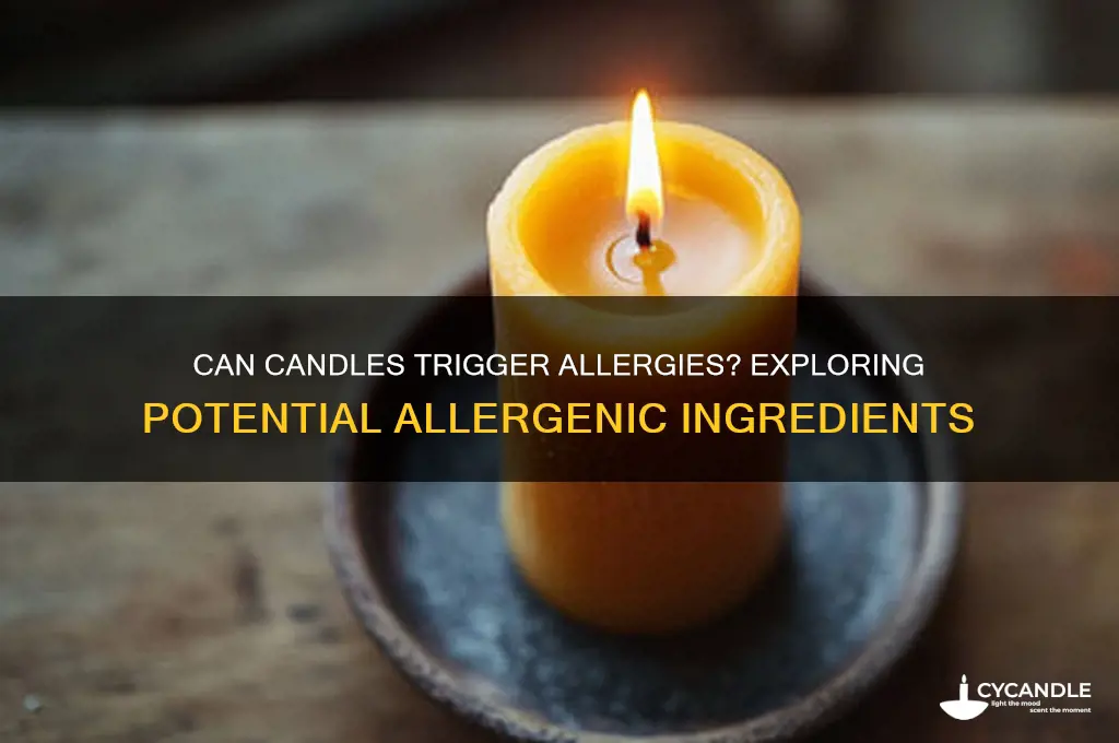can candles be allergenic