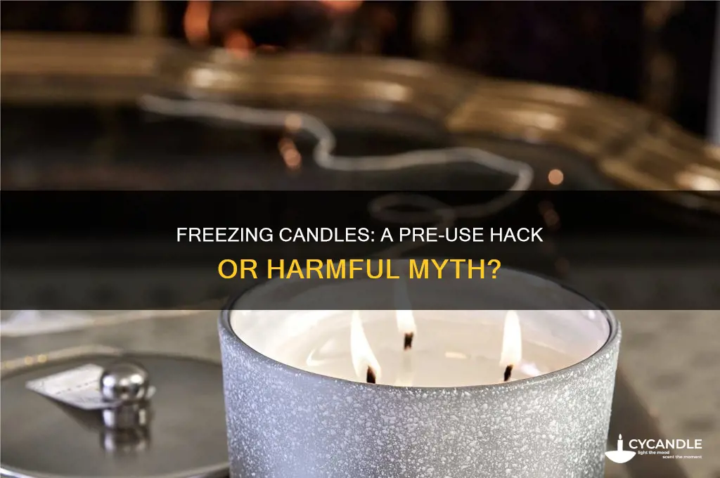 can candles be frozen before use