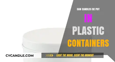 Can Candles Safely Burn in Plastic Containers? Expert Insights