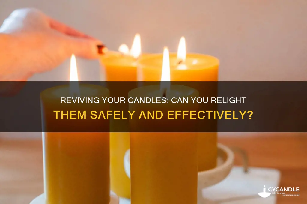 can candles be relit