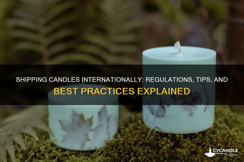can candles be shipped internationally