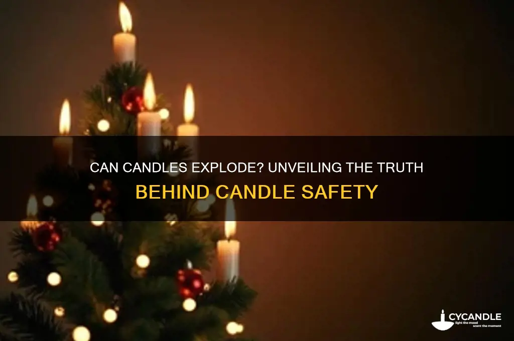 can candles blow up