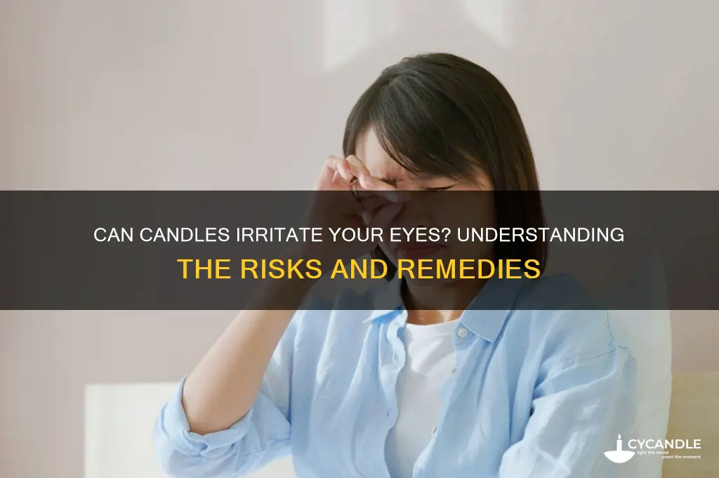 can candles cause eye irritation