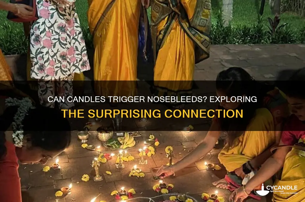 can candles cause nosebleeds