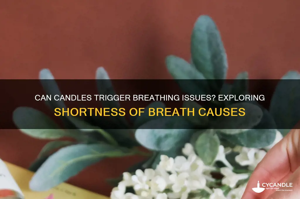 can candles cause shortness of breath