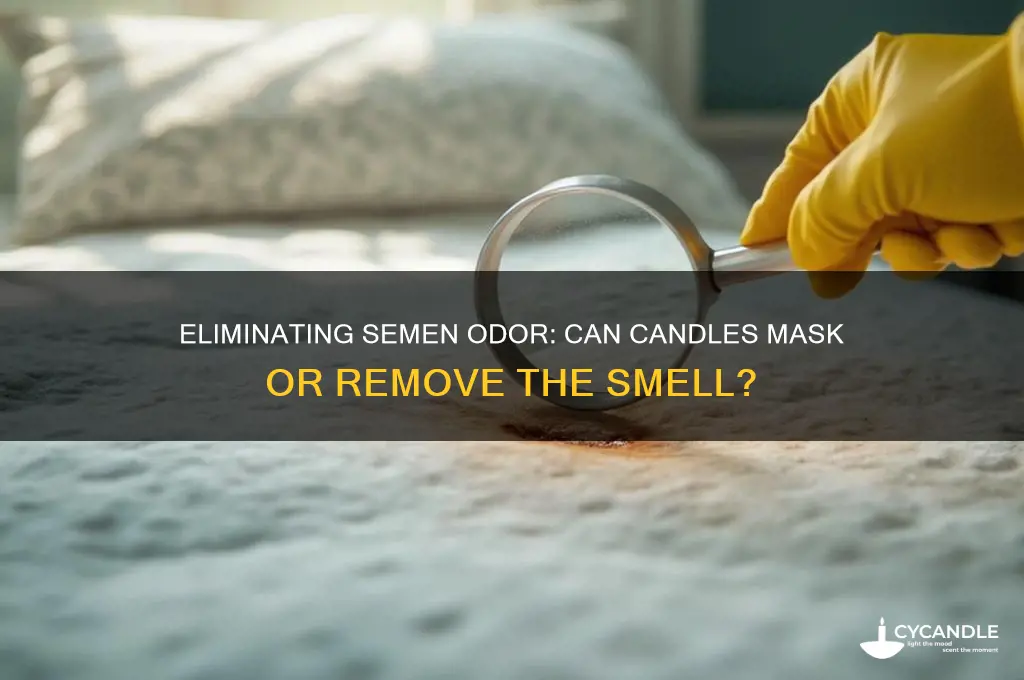 can candles get rid of semen smell