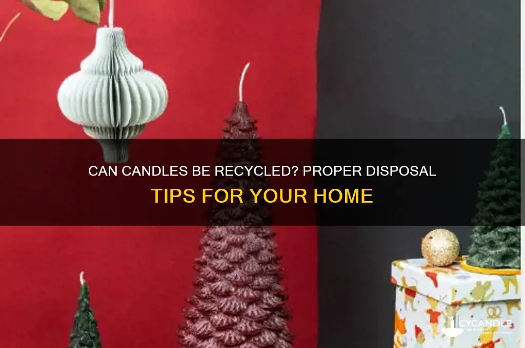 can candles go in recycling bin