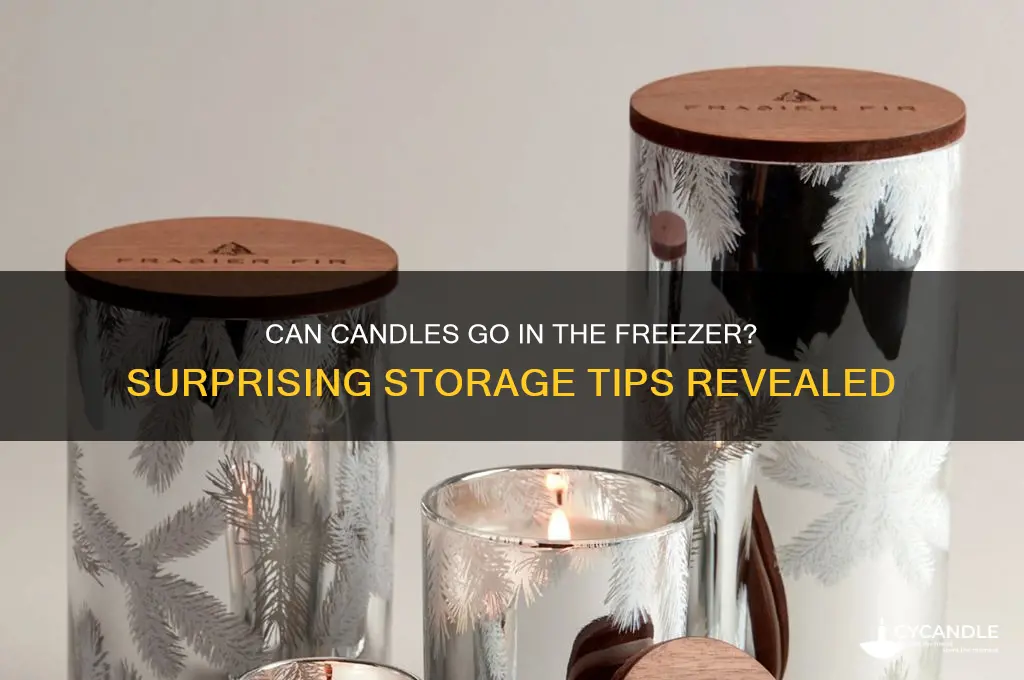 can candles go in the freezer