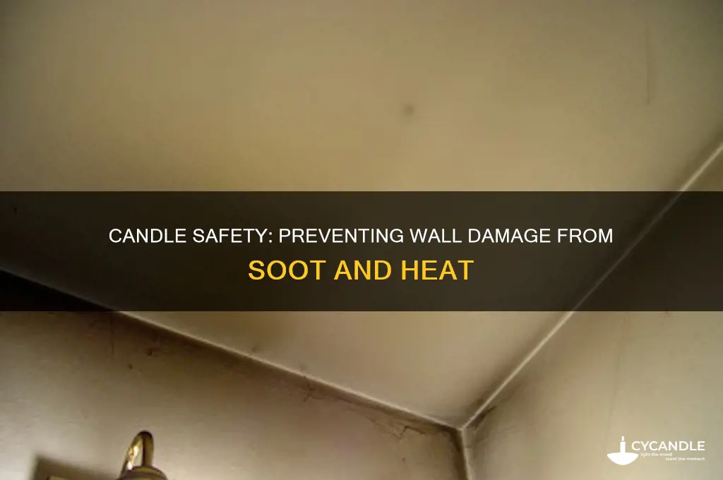 can candles harm walls