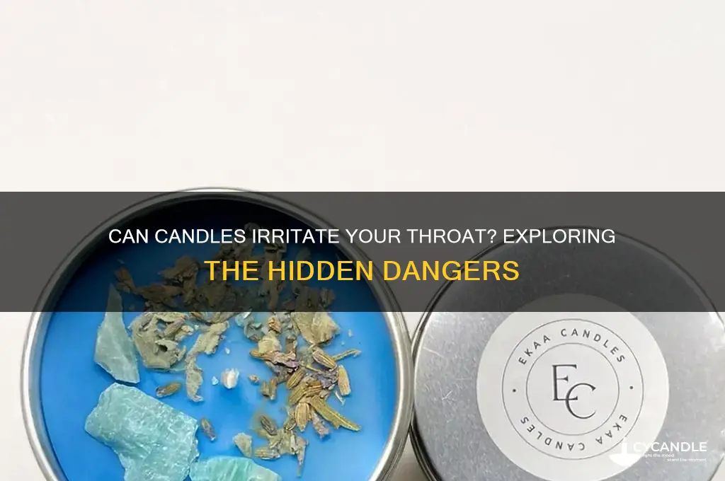 can candles irritate throat