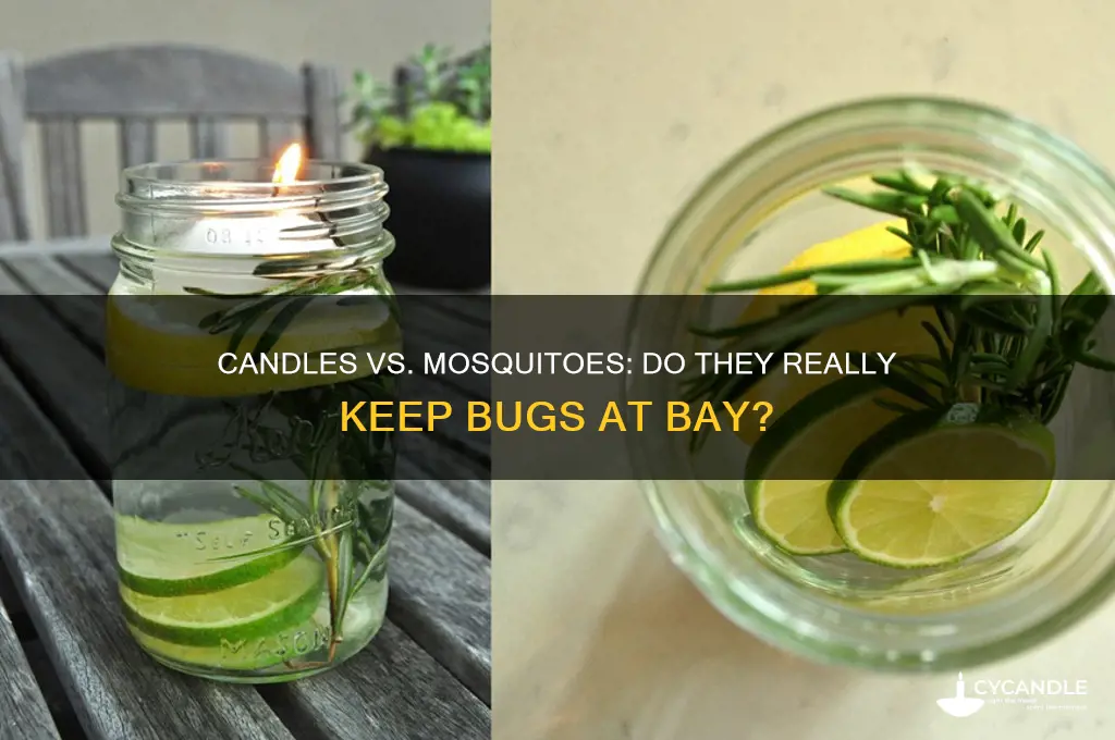 can candles keep mosquitoes away