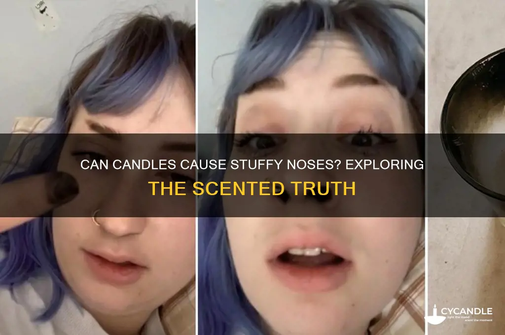 can candles make your nose stuffy