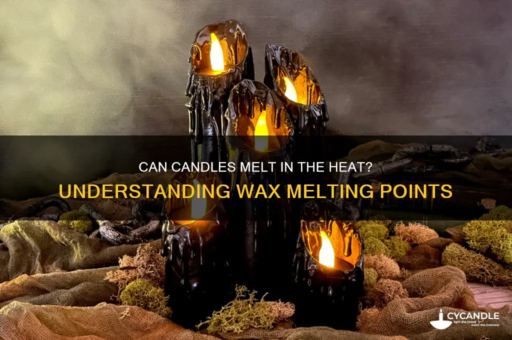can candles melt in the heat