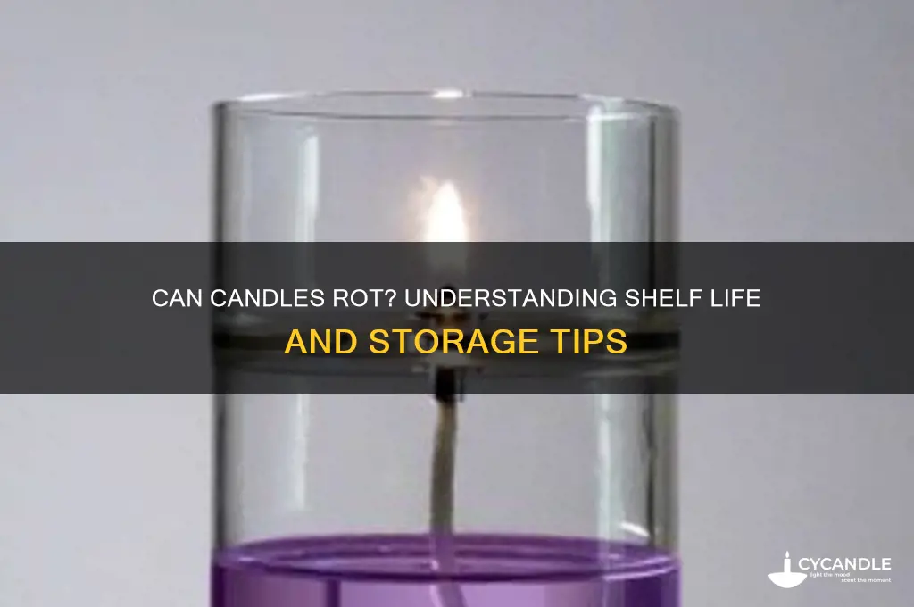 can candles rot