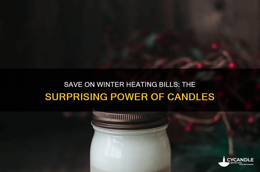 can candles save you money in the winter