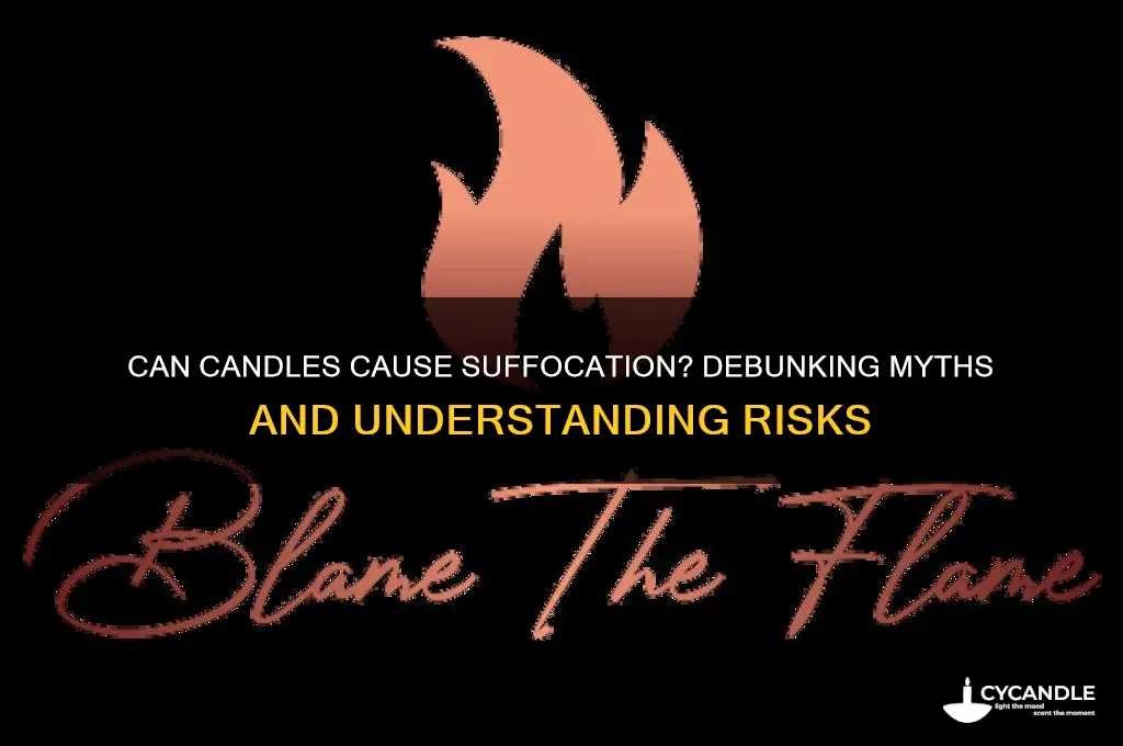 can candles suffocate a person