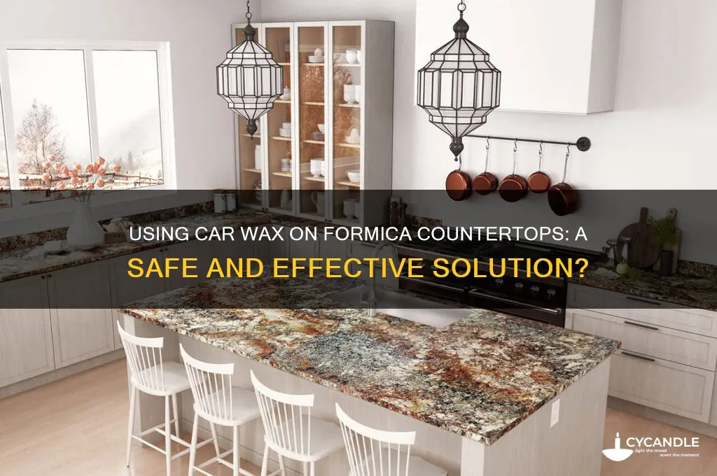 can car wax be used on formica counter tops