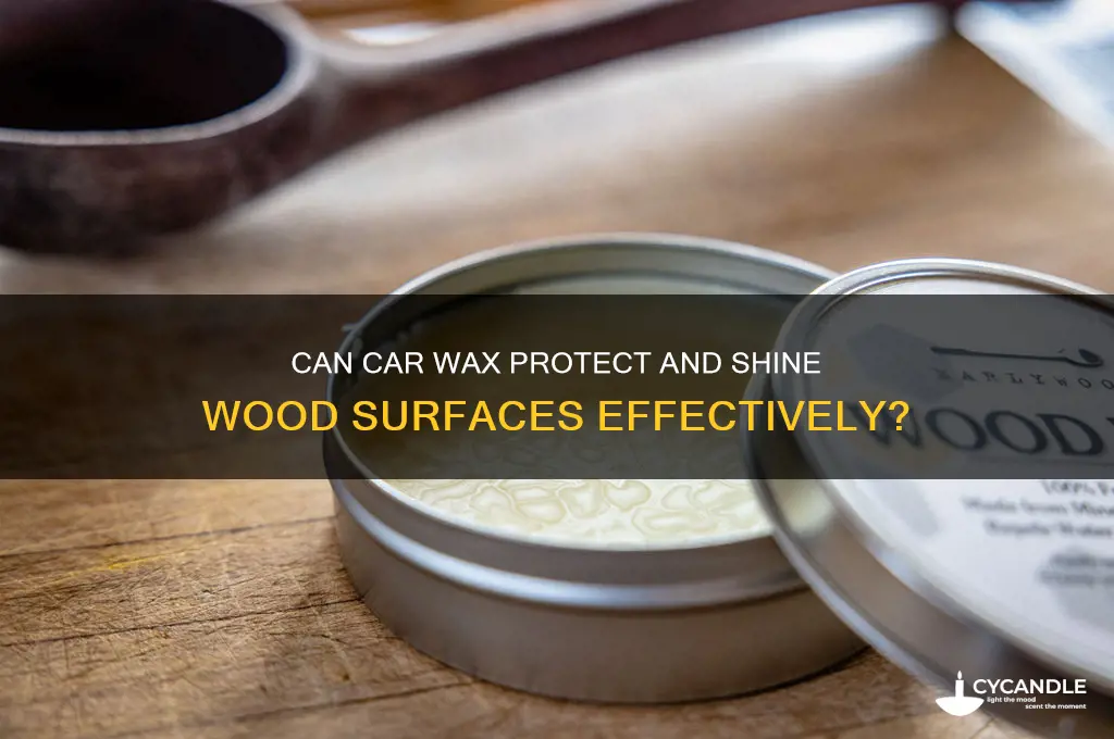 can car wax be used on wood