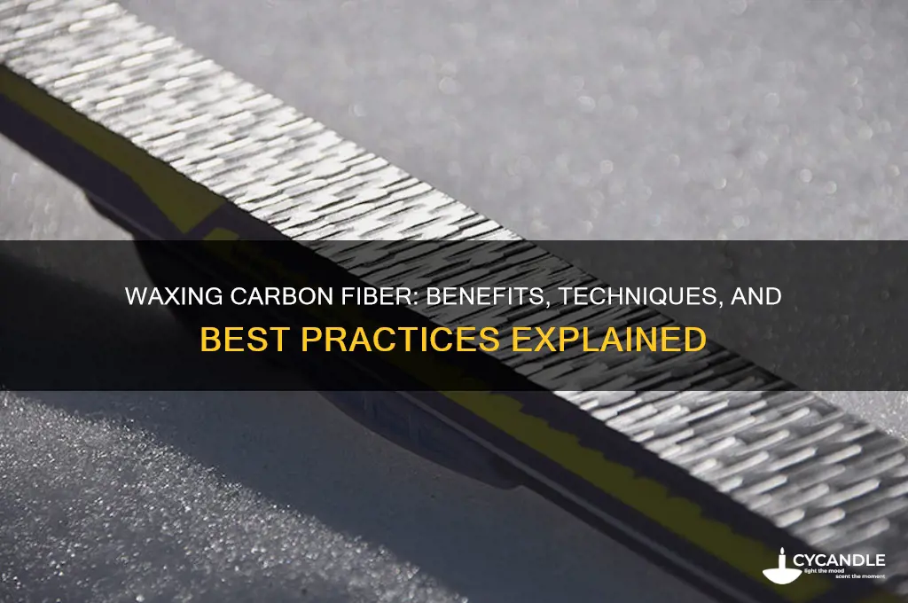 can carbon fiber be waxed